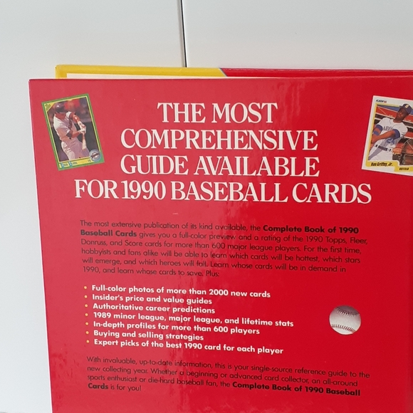 Vintage 1990 Complete Book Of 1990 Baseball Cards - Picture 5 of 15